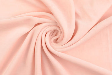 Baumwoll Nicki, uni, rosa, 0,5 m